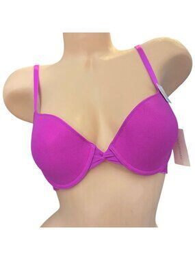 On Gossamer NWT Bump It Up Gossamer Mesh Bra Wild Orchid 34C